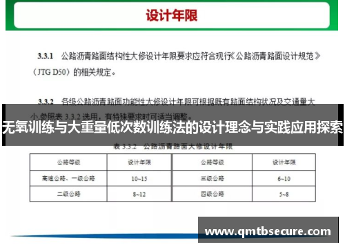 无氧训练与大重量低次数训练法的设计理念与实践应用探索
